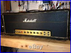 1973 Marshall 50 Watt JMP Lead Head Vintage Guitar Tube Amp EL34's Hand Wired