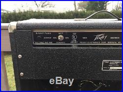 1974 Vintage Peavey The Classic (A series) 2x12 Combo Guitar Amp 6L6 Power Tubes