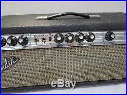 1975 Vintage Fender Bassman Ten 50 watt Tube Amp Head 2 X 6L6 - Cool