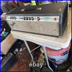 1976 Fender Bassman 100 Amplifier Head Bass Amp Vintage Tube Master Volume VGC