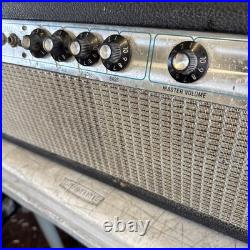 1976 Fender Bassman 100 Amplifier Head Bass Amp Vintage Tube Master Volume VGC