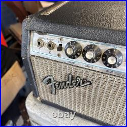 1976 Fender Bassman 100 Amplifier Head Bass Amp Vintage Tube Master Volume VGC