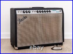 1976 Fender Vibrolux Reverb Silverface Vintage Tube Amp 2x10 with CTS Alnico, Ftsw