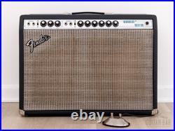 1976 Fender Vibrolux Reverb Silverface Vintage Tube Amp 2x10 with CTS Alnico, Ftsw