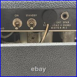 1976 Fender Vibrolux Reverb Silverface Vintage Tube Amp with Orig Flip Switch