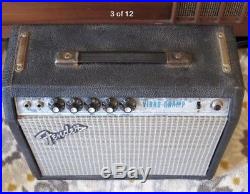 1978 Fender Vibro Champ Vintage Amplifier Authentic 70's Silverface USA Tube Amp