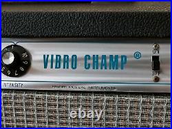 1978 Fender Vibro Champ Vintage Silverface Tube Amp Class A with Footswitch