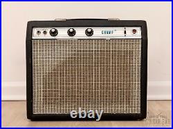 1979 Fender Champ Silverface Vintage Tube Amp Class A 1x8, Serviced