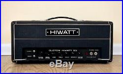 1981 Hiwatt DR504 Custom 50 Vintage Tube Amp Head Hylight Era UK