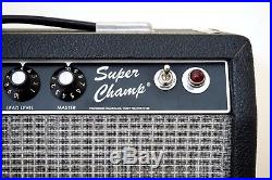 1982 Fender Super Champ Rivera Era Blackface 1x10 Vintage Tube Amp