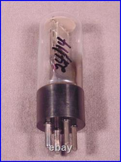 1 264C WESTERN ELECTRIC Engraved Base HiFi Radio Amp Vintage Vacuum Tube Strong