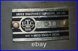 1 UTC CG-16 OUTPUT TRANSFORMER for tube amplifier