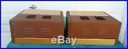 (2) H. H. SCOTT 240 Mono Tube Power Amplifier Amp 1956 / 1957 Vintage Rare