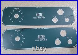 2 Vintage Altec 1569A Power Amplifier Badges