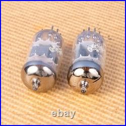 2 Vintage Amperex ECC83 12AX7 Tubes Bugle Boy Holland O Getter Preamp Amplifier