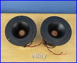 2 Vintage Atlas Alnico Super Tweeters Pair Jensen Rp302 Speaker Tube Amp Hifi
