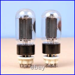 2 Vintage Matched NOS RCA 6L6GC Tubes Black Plate Side O Getter Amp Pair 1968/70
