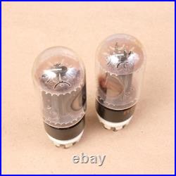 2 Vintage Matched NOS RCA 6L6GC Tubes Black Plate Side O Getter Amp Pair 1968/70