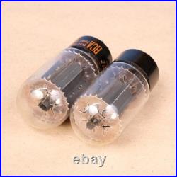 2 Vintage Matched NOS RCA 6L6GC Tubes Black Plate Side O Getter Amp Pair 1968/70