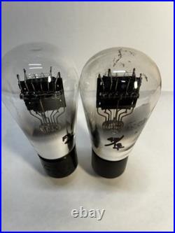 2 Vintage Philco & Majestic Type 45 Amp Vacuum Tubes (States Fill OK=Tested)