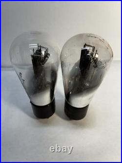 2 Vintage Philco & Majestic Type 45 Amp Vacuum Tubes (States Fill OK=Tested)