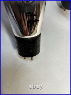 2 Vintage Philco & Majestic Type 45 Amp Vacuum Tubes (States Fill OK=Tested)