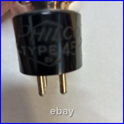 2 Vintage Philco & Majestic Type 45 Amp Vacuum Tubes (States Fill OK=Tested) 2 Vintage Philco & Majestic Type 45 Amp Vacuum Tubes (States Fill OK=Tested)