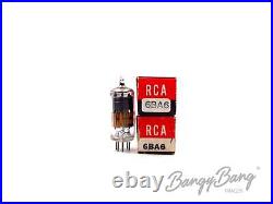 2 Vintage RCA 6BA6/EF93 Remote Cutoff Pentode Radio Amp. Audio Vacuum Tube Valv