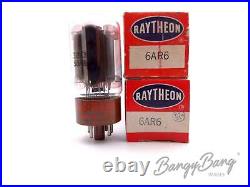 2 Vintage Raytheon 6AR6/8136 Beam Power Amplifier Pentode Audio Vacuum Tube Valv