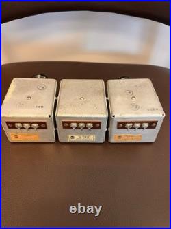 3 Vintage RCA MI-11752 Program Tube Pre Amplifier Studio Console Line Equalizer