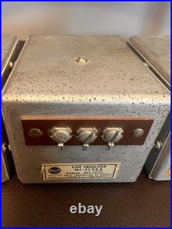 3 Vintage RCA MI-11752 Program Tube Pre Amplifier Studio Console Line Equalizer