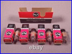 4 7360 RCA CB Ham HiFi Antique Radio Amp Vintage Vacuum Tubes Codes 6309 NOS