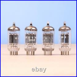 4 NOS Vintage Philips Amperex ECC82 12AU7 Tubes Preamp Holland Gf8 Halo O Getter