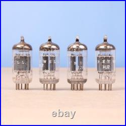 4 NOS Vintage Philips Amperex ECC82 12AU7 Tubes Preamp Holland Gf8 Halo O Getter