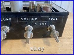 4-Tube Stereo Amplifier Vintage Lafayette 1971 Model Stock 99-015547 Works Well
