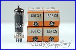 4 Vintage General Electric 60FX5 Beam Power Amplifier Pentode Audio Vacuum Tube