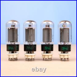 4 Vintage Sylvania 6L6GC Tubes Gray Plate Halo O Getter Power Amp Quad