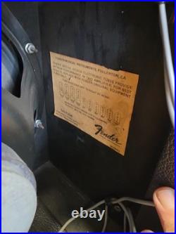 #5321 Fender Twin Reverb Silverface WithFootswitch Vintage Tube Amp. 1967 77lbs