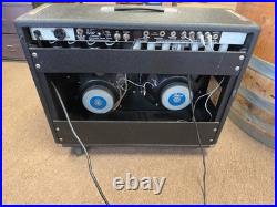 #5321 Fender Twin Reverb Silverface WithFootswitch Vintage Tube Amp. 1967 77lbs