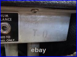 #5321 Fender Twin Reverb Silverface WithFootswitch Vintage Tube Amp. 1967 77lbs