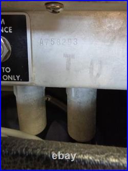 #5321 Fender Twin Reverb Silverface WithFootswitch Vintage Tube Amp. 1967 77lbs