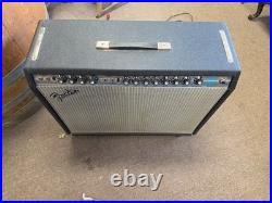 #5321 Fender Twin Reverb Silverface WithFootswitch Vintage Tube Amp. 1967 77lbs