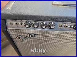 #5321 Fender Twin Reverb Silverface WithFootswitch Vintage Tube Amp. 1967 77lbs