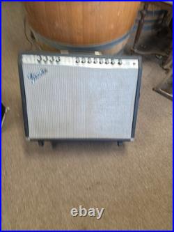 #5321 Fender Twin Reverb Silverface WithFootswitch Vintage Tube Amp. 1967 77lbs
