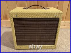 5F1 Fender Champ Amp Clone Tweed 5 Watt Combo Amplifier With Vintage RCA Tubes