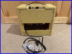 5F1 Fender Champ Amp Clone Tweed 5 Watt Combo Amplifier With Vintage RCA Tubes 5F1 Fender Champ Amp Clone Tweed 5 Watt Combo Amplifier With Vintage RCA Tubes