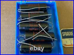 5 NOS NIB Vintage Sprague Black Beauty. 1 uf 600v Tube Amp Tone Capacitors BOX