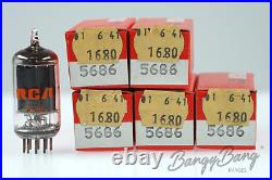 5 Vintage RCA 5686/CV3612 High-rel Beam Power Amplifier Tube- BangyBang Tubes
