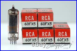 5 Vintage RCA 60FX5 Beam Power Amplifier Pentode Valve BangyBang Tubes