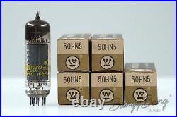 5 Vintage Westinghouse 50HN5 Noval Miniature Beam Power Amp. Bangybang. Tube